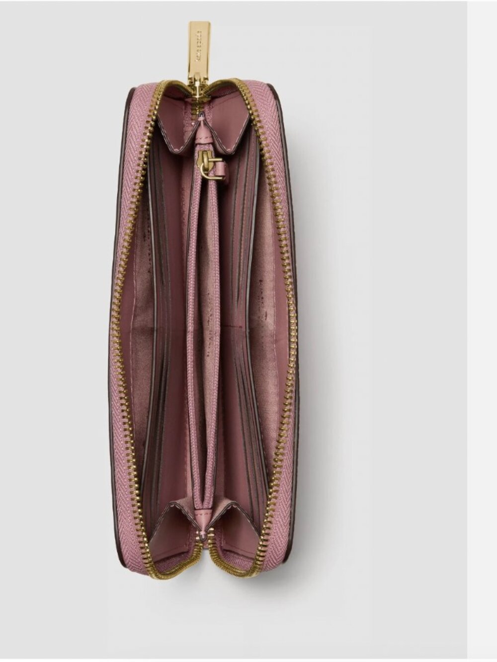 New Kate Spade Lena Large Continental Wallet Pebble Leather Dusk Rose - Picture 4 of 4